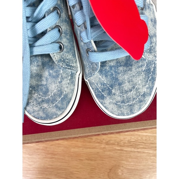 NWT Vans Sk8-Hi Tapered Denim Wash - Picture 4 of 9